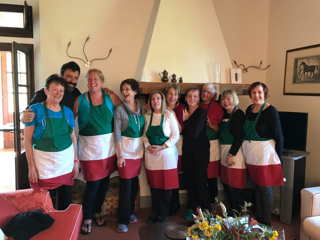 Private chef and Tuscany villa, celebrate with the Women's Travel Group